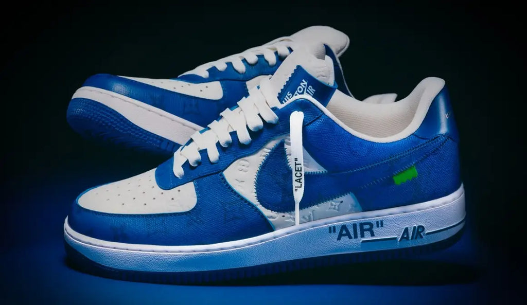 Louis Vuitton x Nike Air Force 1 Blue – Luxury Designer Collaboration