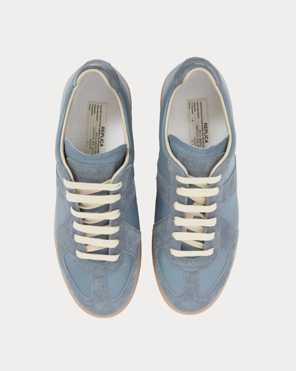 Maison Margiela Replica Leather & Suede ‘Cloud’ Low-Top Sneakers