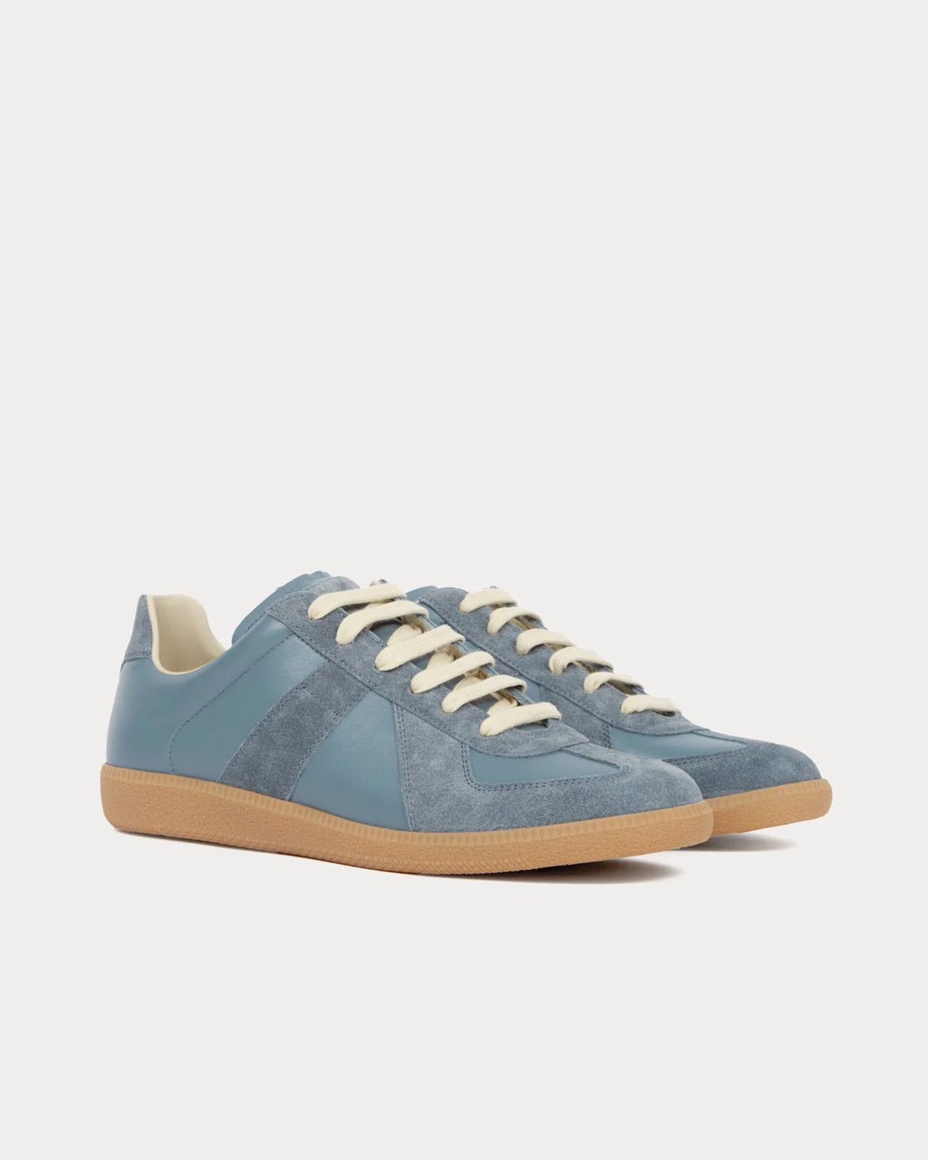 Maison Margiela Replica Leather & Suede ‘Cloud’ Low-Top Sneakers