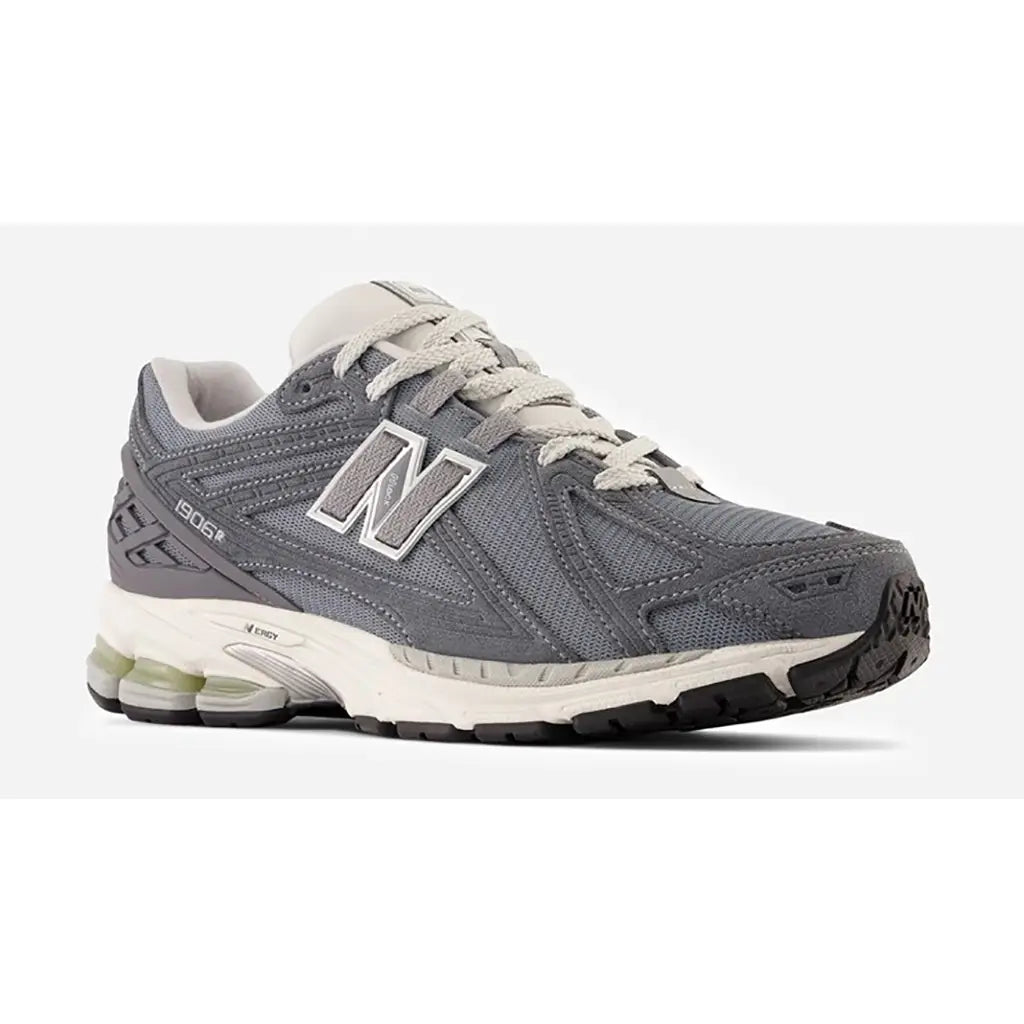 New Balance 1906R ‘Titanium Grey’ Trainers – Mesh Running Sneakers with ABZORB & N-ergy Cushioning (M1906RV)