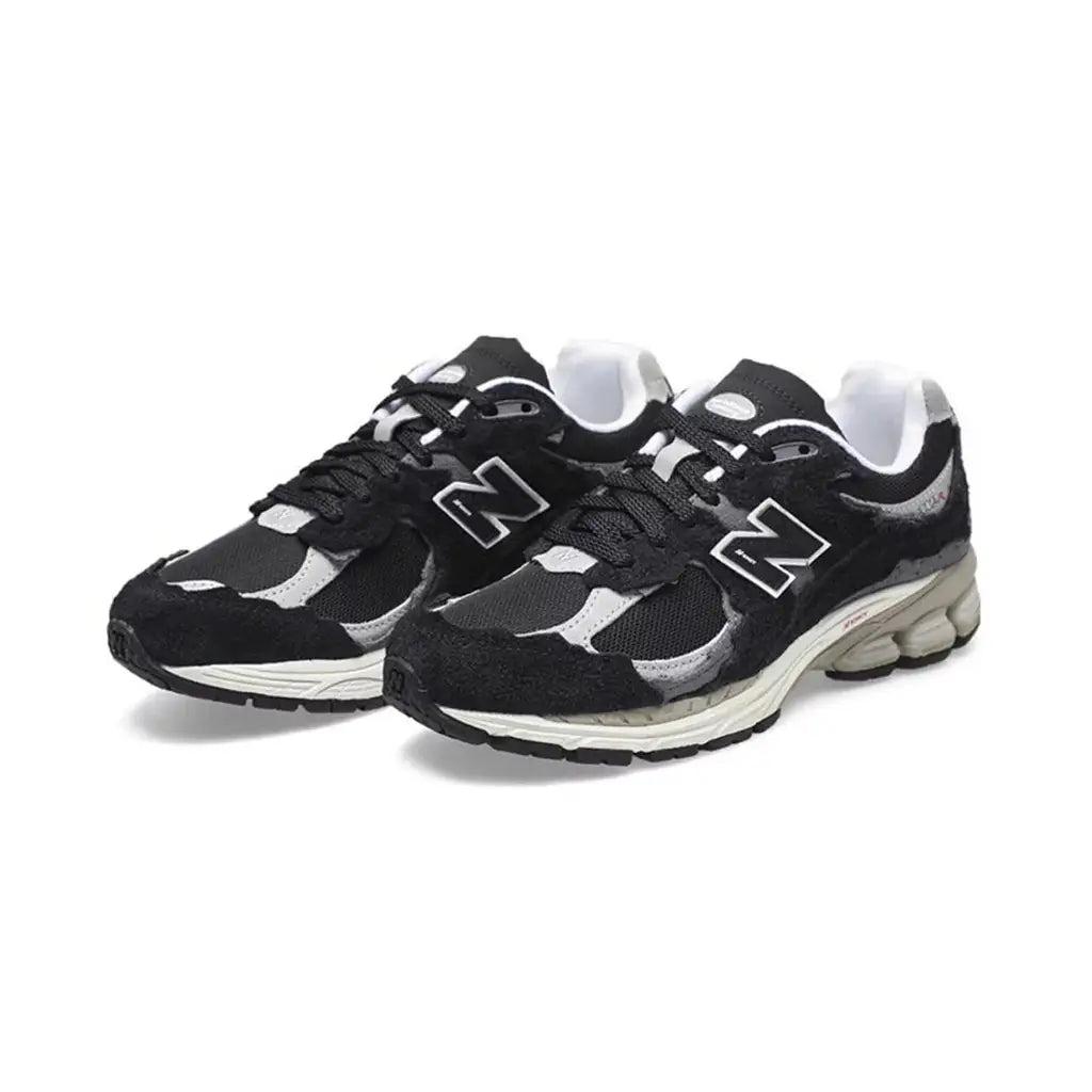 New Balance 2002R ‘Protection Pack Black Grey’ Trainers – Suede Mesh Sneakers with ABZORB & N-ergy Cushioning