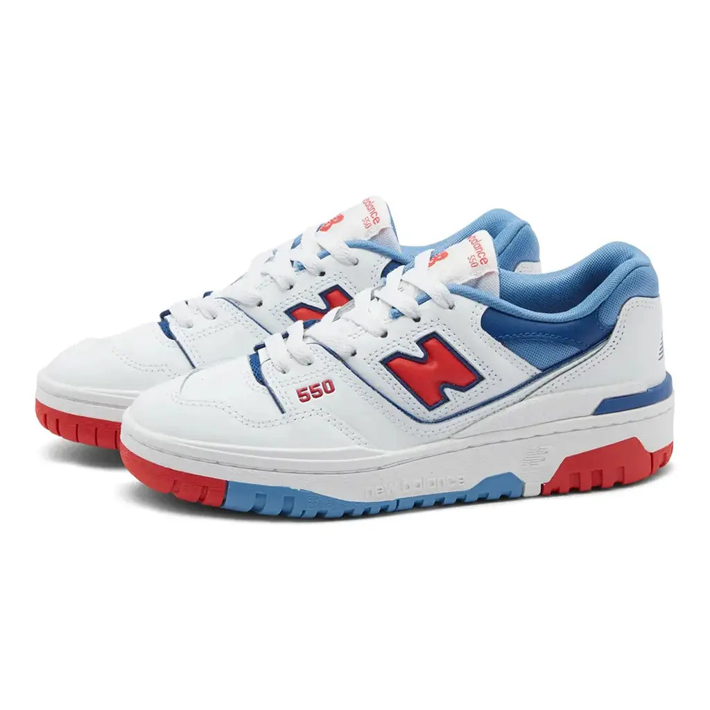 New Balance 550 GS 'White True Red'