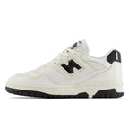 New Balance 550 ‘Sea Salt Black’ Trainers – Leather Retro Sneakers (BB550)