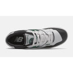 New Balance 550 ‘White Green Black’ Trainers – Leather Retro Basketball Sneakers