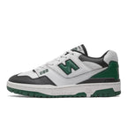 New Balance 550 ‘White Green Black’ Trainers – Leather Retro Basketball Sneakers
