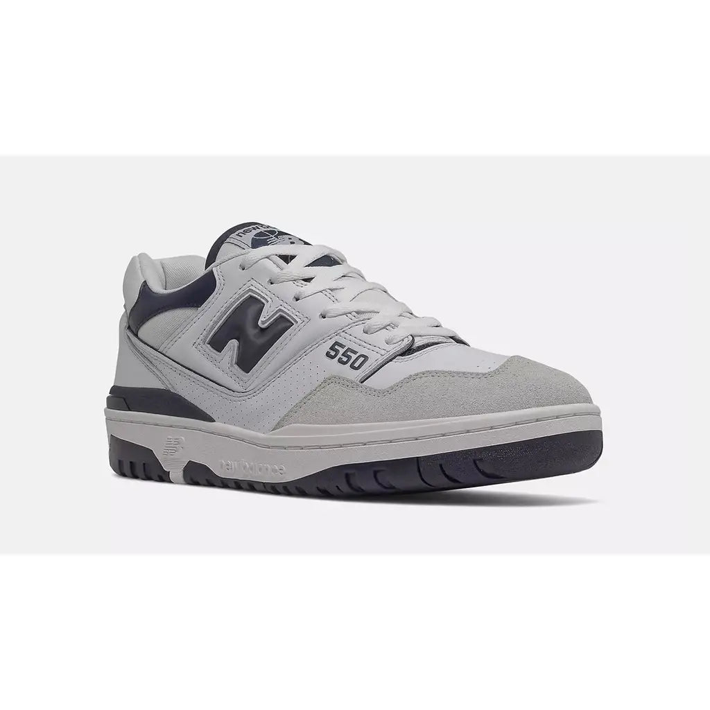 New Balance 550 ‘White Navy’ Trainers – Leather Retro Sneakers