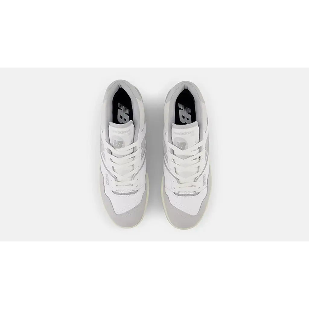 New Balance 550 ‘White Raincloud Reflection’ Trainers – Leather Retro Sneakers