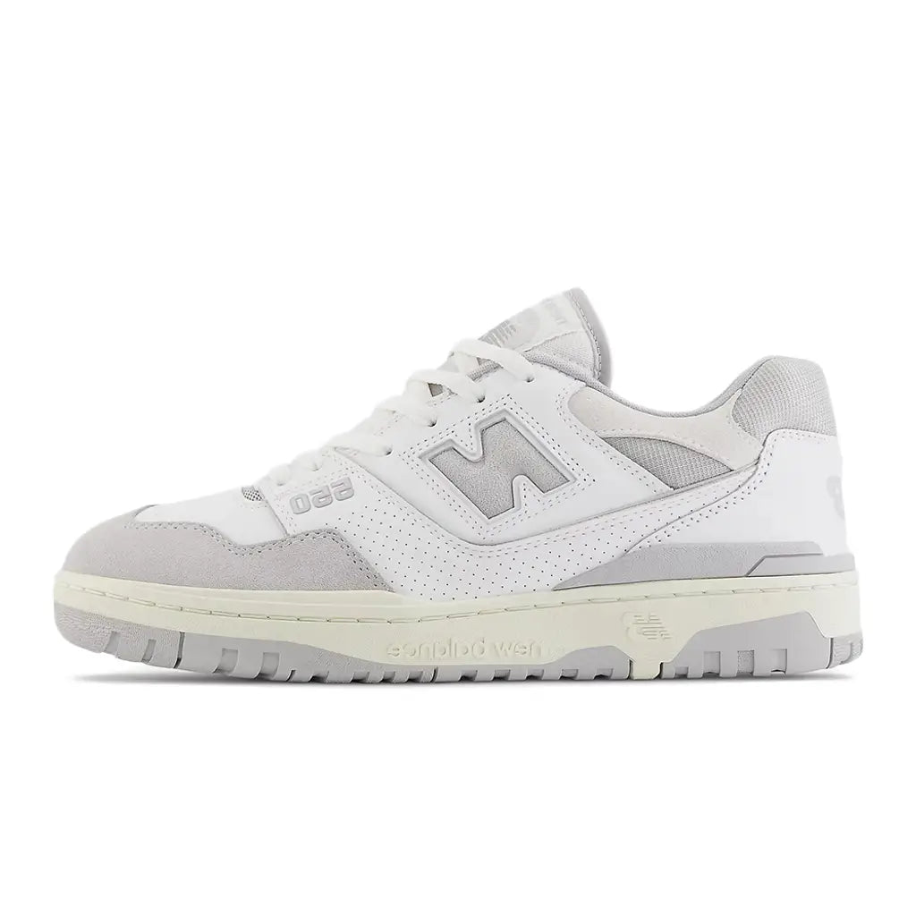 New Balance 550 ‘White Raincloud Reflection’ Trainers – Leather Retro Sneakers