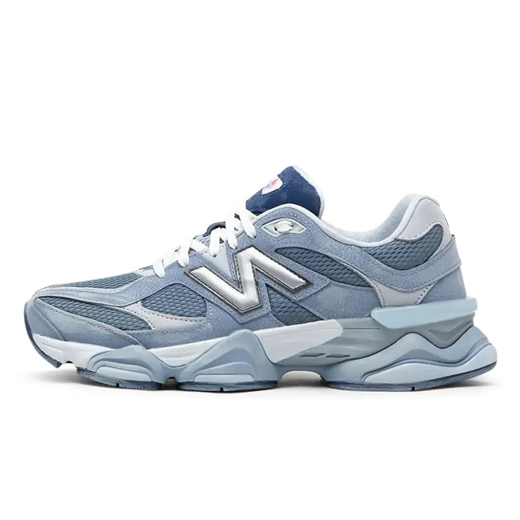New Balance 9060 ‘Arctic Grey’ Trainers – Chunky Suede Mesh Sneakers with ABZORB & SBS Cushioning