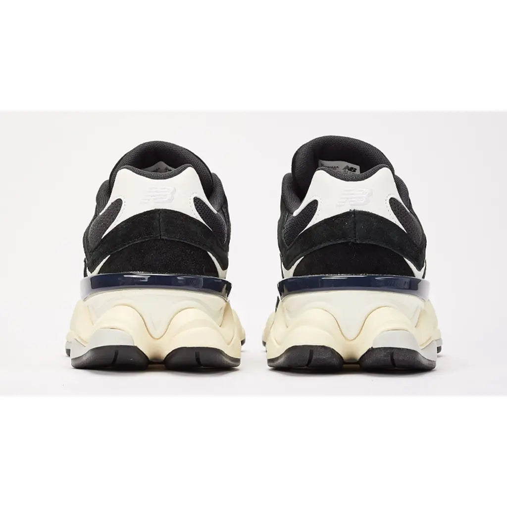 New Balance 9060 ‘Black White’ Trainers – Chunky Mesh & Suede Sneakers with ABZORB & SBS Cushioning