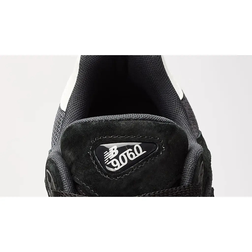 New Balance 9060 ‘Black White’ Trainers – Chunky Mesh & Suede Sneakers with ABZORB & SBS Cushioning