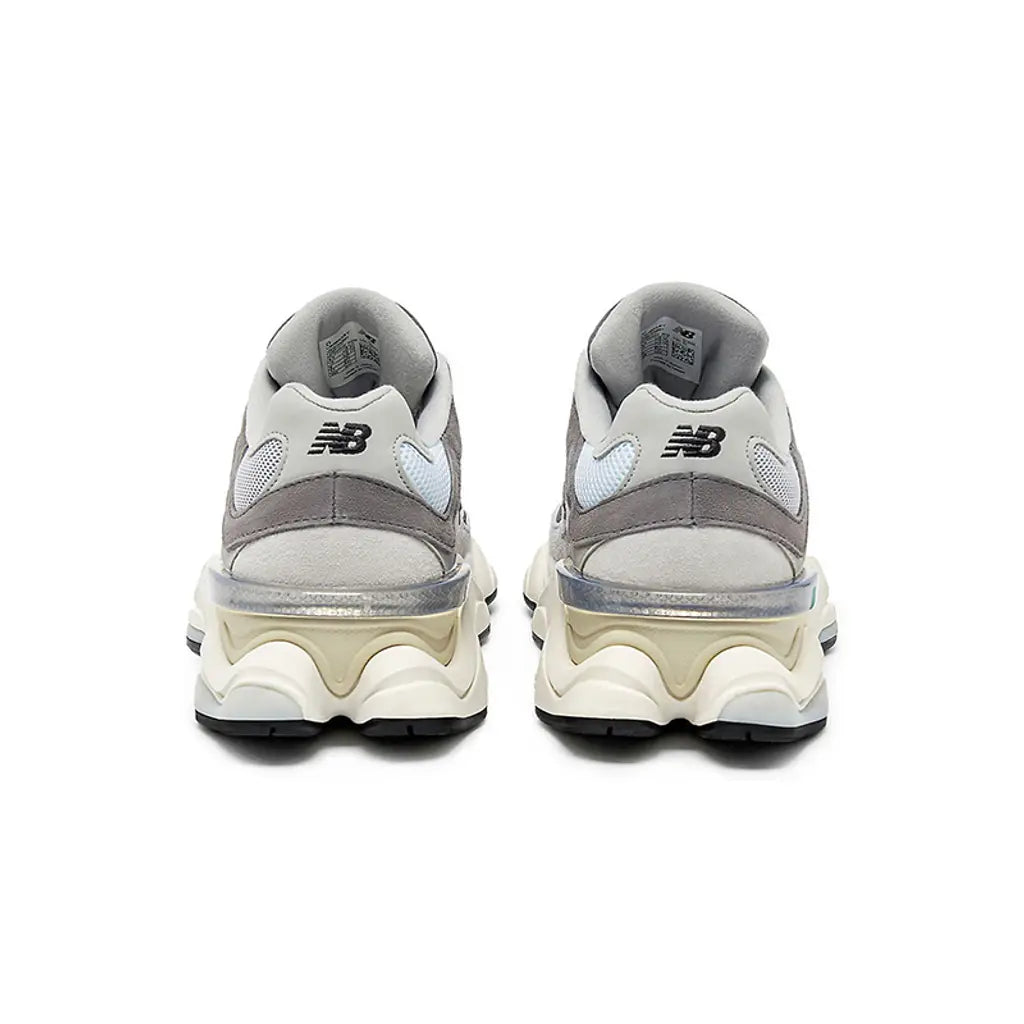 New Balance 9060 ‘Classic Grey’ Trainers – Chunky Suede Mesh Sneakers with ABZORB & SBS Cushioning