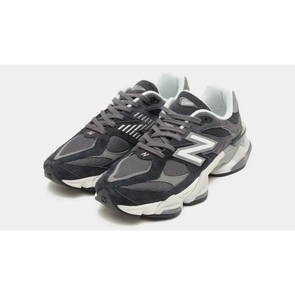 New Balance 9060 ‘Dark Grey’ Trainers – Chunky Suede Mesh Sneakers with ABZORB & SBS Cushioning (U9060JBM)