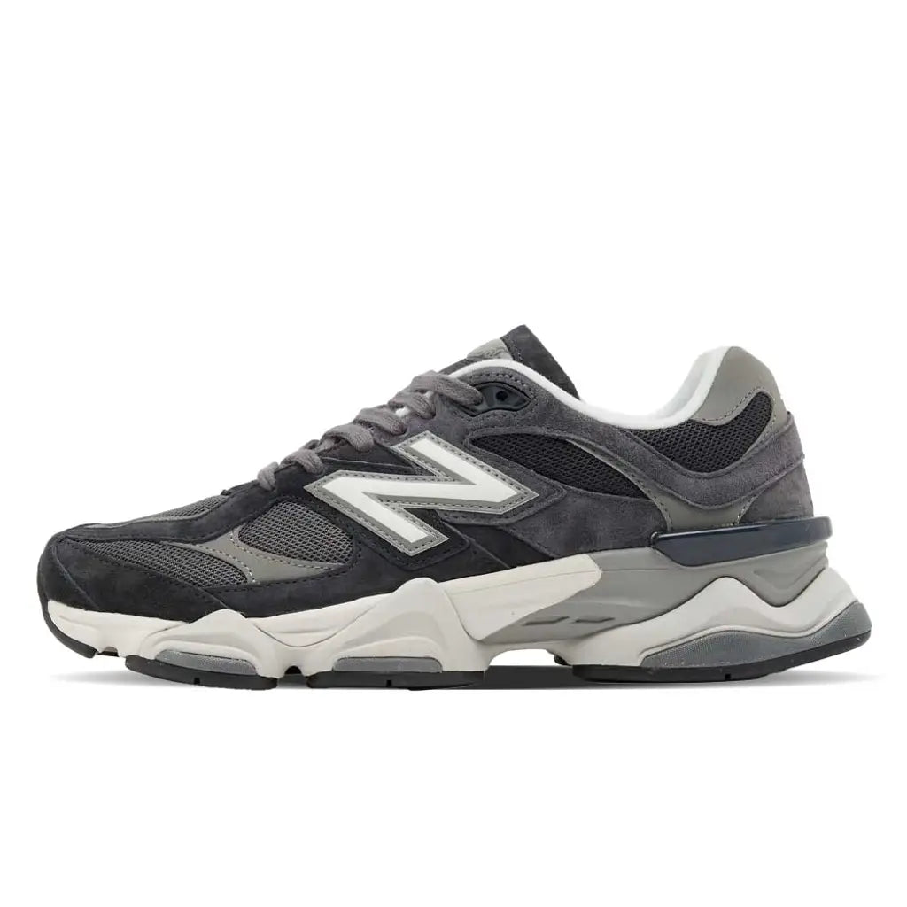 New Balance 9060 ‘Dark Grey’ Trainers – Chunky Suede Mesh Sneakers with ABZORB & SBS Cushioning (U9060JBM)