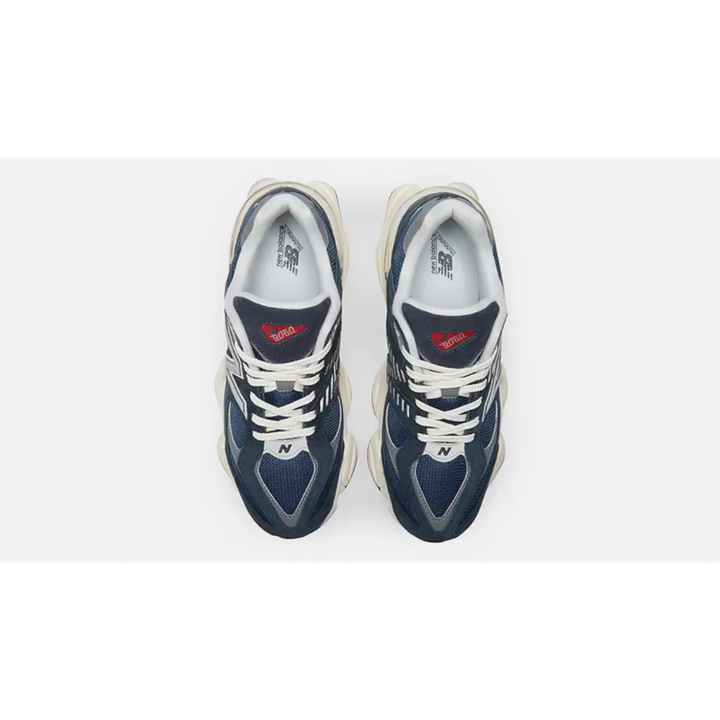 New Balance 9060 ‘Outerspace’ Trainers – Chunky Suede Mesh Sneakers with ABZORB & SBS Cushioning (U9060ECB)
