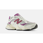 New Balance 9060 ‘Magenta’ Trainers – Chunky Mesh & Suede Sneakers with ABZORB & SBS Cushioning