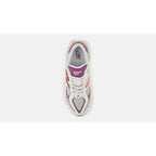 New Balance 9060 ‘Magenta’ Trainers – Chunky Mesh & Suede Sneakers with ABZORB & SBS Cushioning