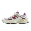 New Balance 9060 ‘Magenta’ Trainers – Chunky Mesh & Suede Sneakers with ABZORB & SBS Cushioning