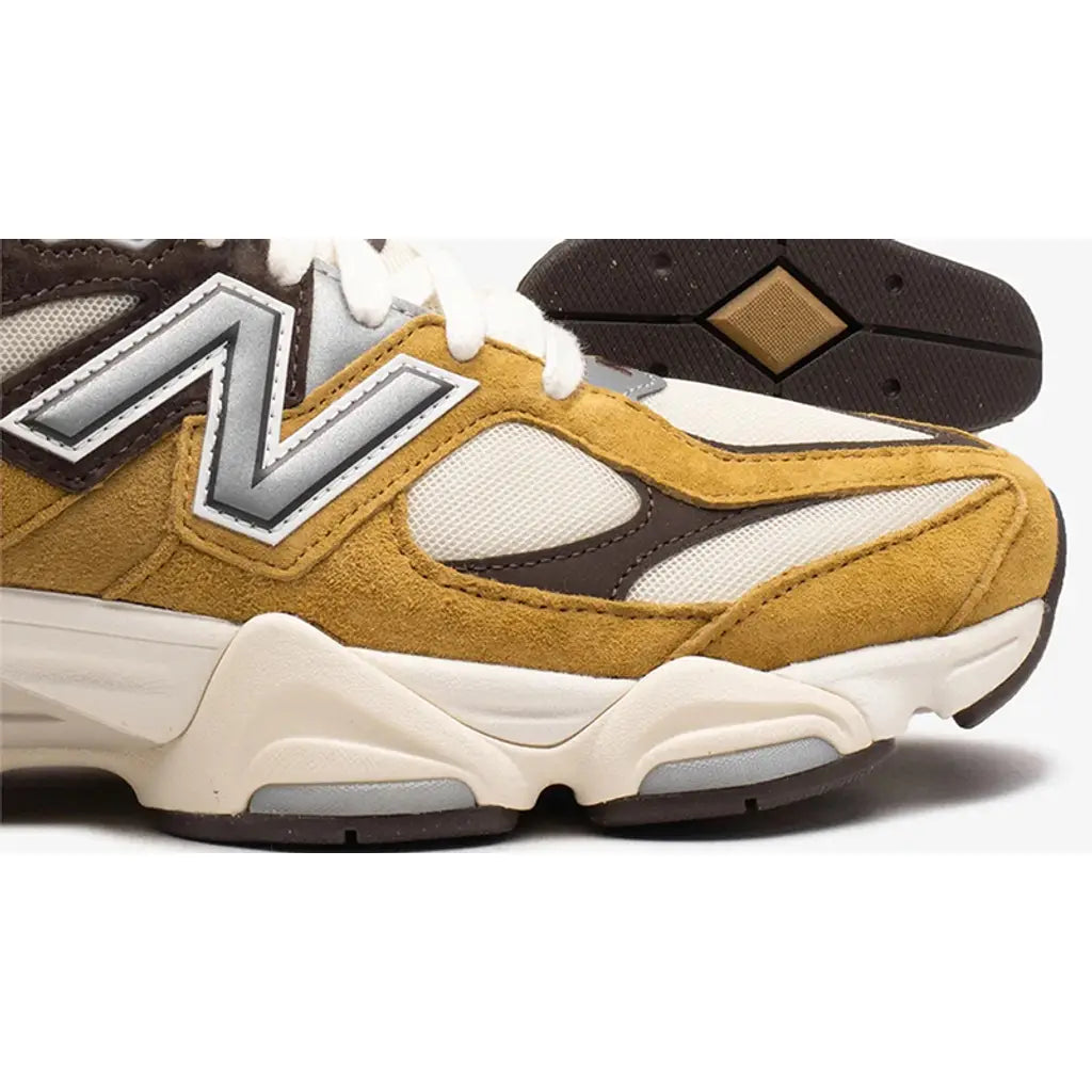 New Balance 9060 ‘Workwear’ Trainers – Chunky Suede Mesh Sneakers with ABZORB & SBS Cushioning
