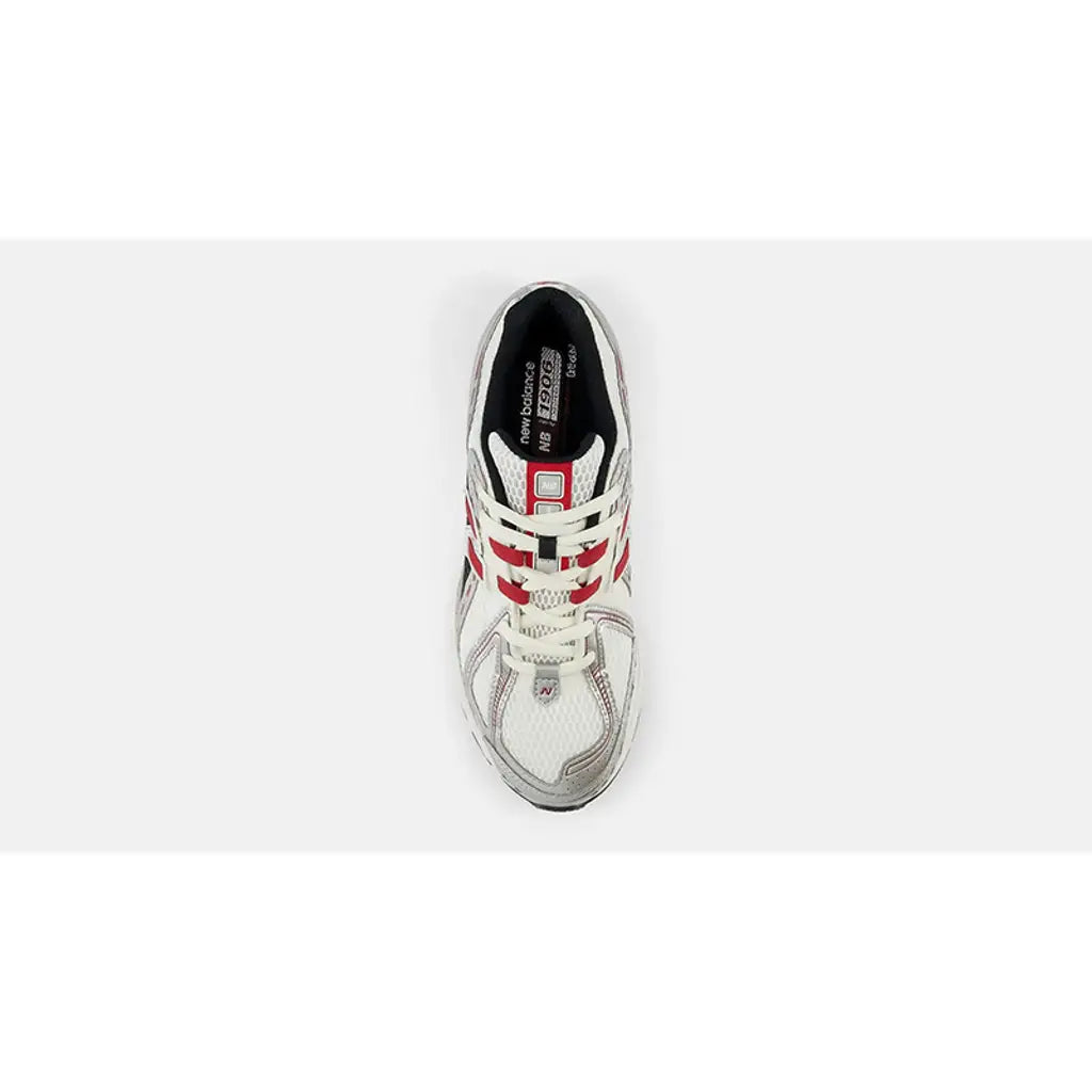 New Balance 1906R ‘Silver Metallic Crimson’ Trainers – Mesh Running Sneakers with ABZORB & N-ergy Cushioning (M1906REA)
