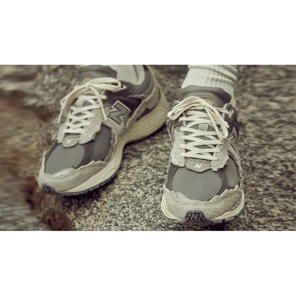 New Balance 2002R ‘Protection Pack Rain Cloud’ Trainers – Suede Mesh Sneakers with ABZORB & N-ergy Cushioning