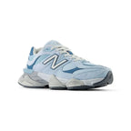 New Balance 9060 ‘Chrome Blue’ Trainers – Chunky Mesh & Suede Sneakers with ABZORB & SBS Cushioning