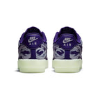 Nike Air Force 1 Purple Skeleton – Bold Monochrome and Streetwear Design