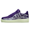 Nike Air Force 1 Purple Skeleton – Bold Monochrome and Streetwear Design