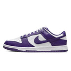 Nike Dunk Low Court Purple White | Classic Two-Tone Dunk | Premium Leather Sneakers