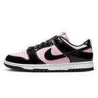 Nike Dunk Low Pink Black Patent | Glossy Two-Tone Dunk | Retro Streetwear Sneakers