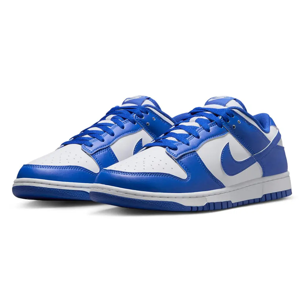 Nike Dunk Low Retro White Hyper Royal | Classic Blue Dunk | Two-Tone Sneakers