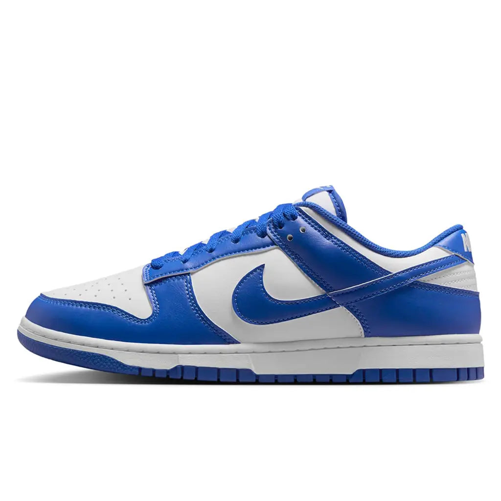 Nike Dunk Low Retro White Hyper Royal | Classic Blue Dunk | Two-Tone Sneakers