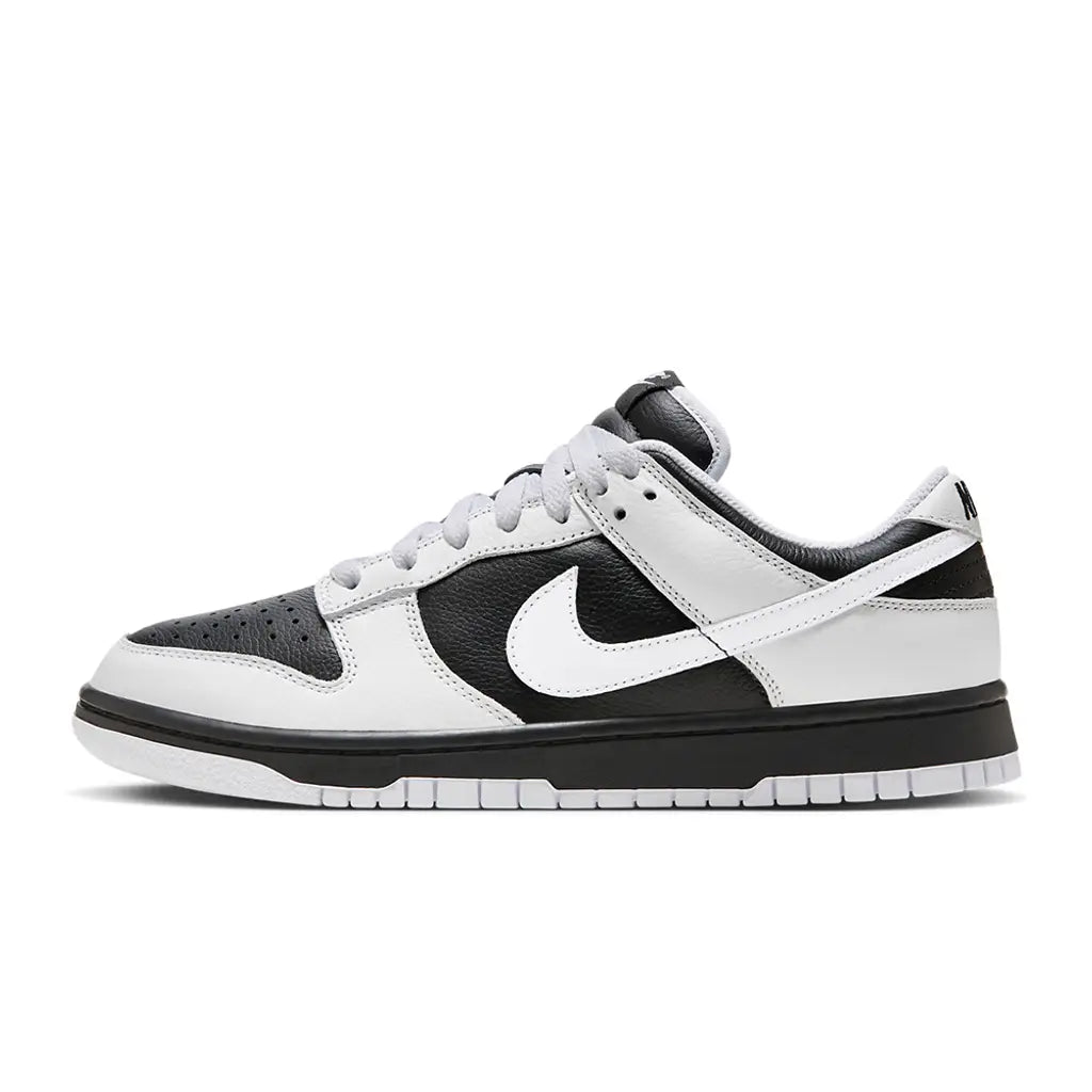 Nike Dunk Low Reverse Panda White Black | Iconic Two-Tone Dunk | Retro Sneakers
