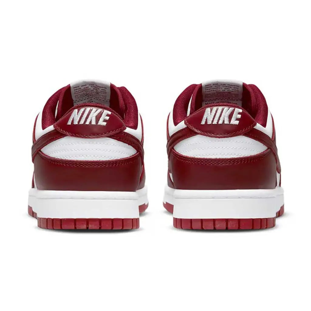 Nike Dunk Low Team Red | Classic Burgundy Dunk | Two-Tone Retro Sneakers