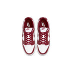 Nike Dunk Low Team Red | Classic Burgundy Dunk | Two-Tone Retro Sneakers
