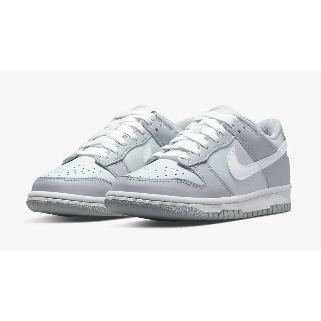 Nike Dunk Low GS Pure Platinum Wolf Grey |  Premium Two-Tone Sneakers