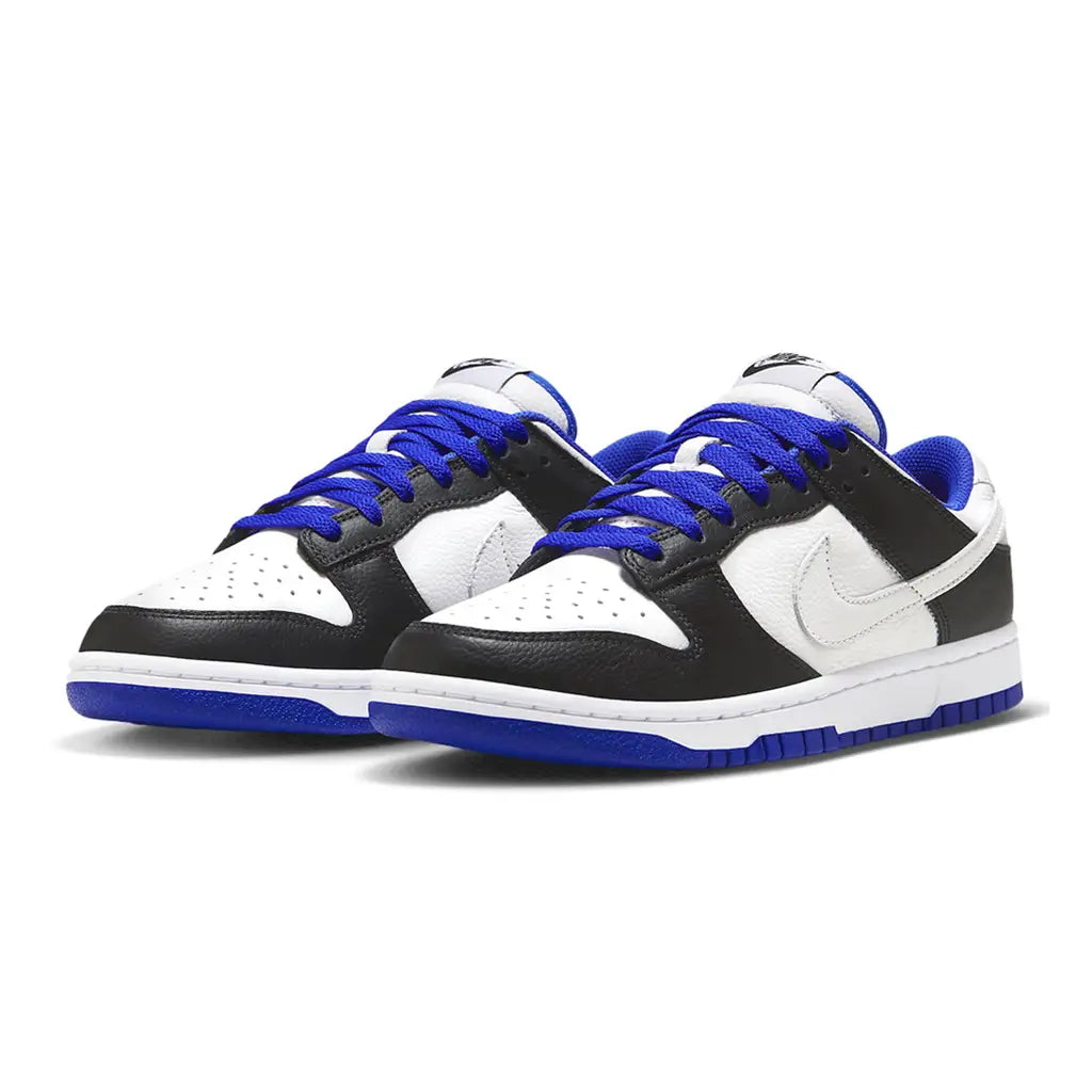 Nike Dunk Low White Black Blue | Classic Two-Tone Dunk | Retro Streetwear Sneakers