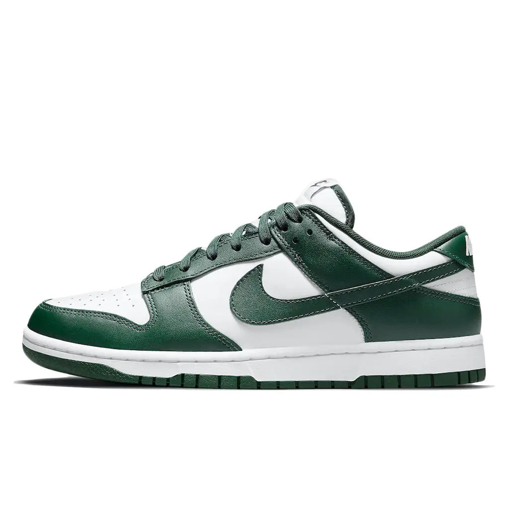 Nike Dunk Low White Green | Classic Two-Tone Dunk | Retro Streetwear Sneakers
