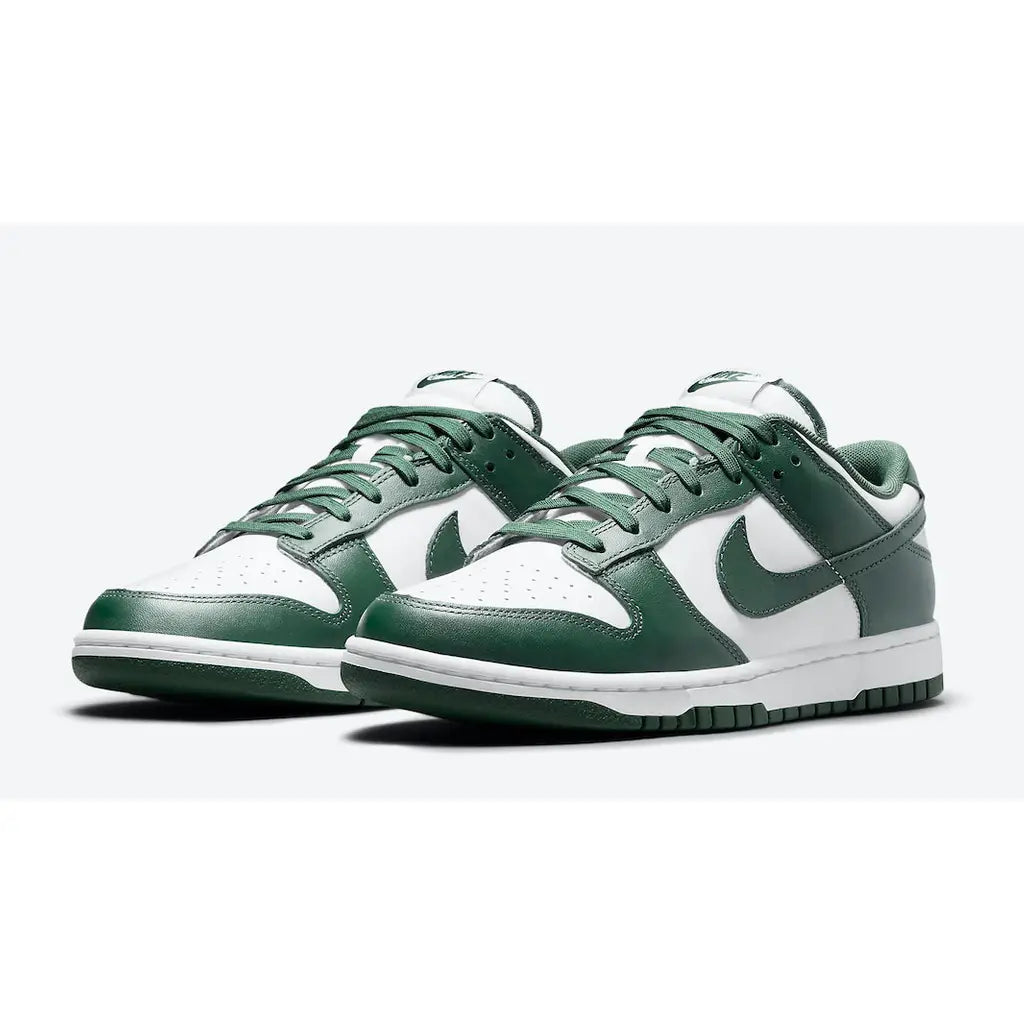 Nike Dunk Low White Green | Classic Two-Tone Dunk | Retro Streetwear Sneakers