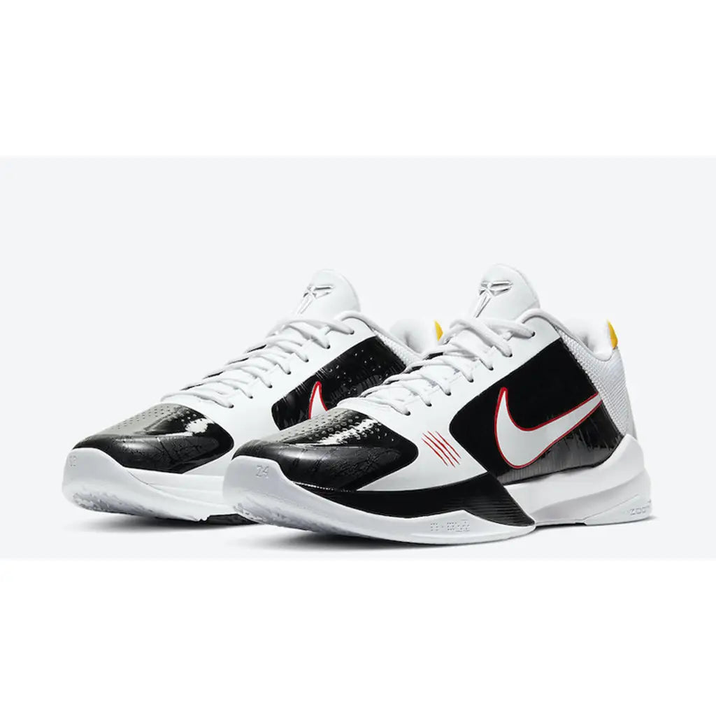 Nike Kobe 5 Protro Alternate Bruce Lee White Black Trainers – Sleek Basketball Sneakers