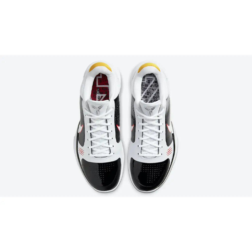 Nike Kobe 5 Protro Alternate Bruce Lee White Black Trainers – Sleek Basketball Sneakers