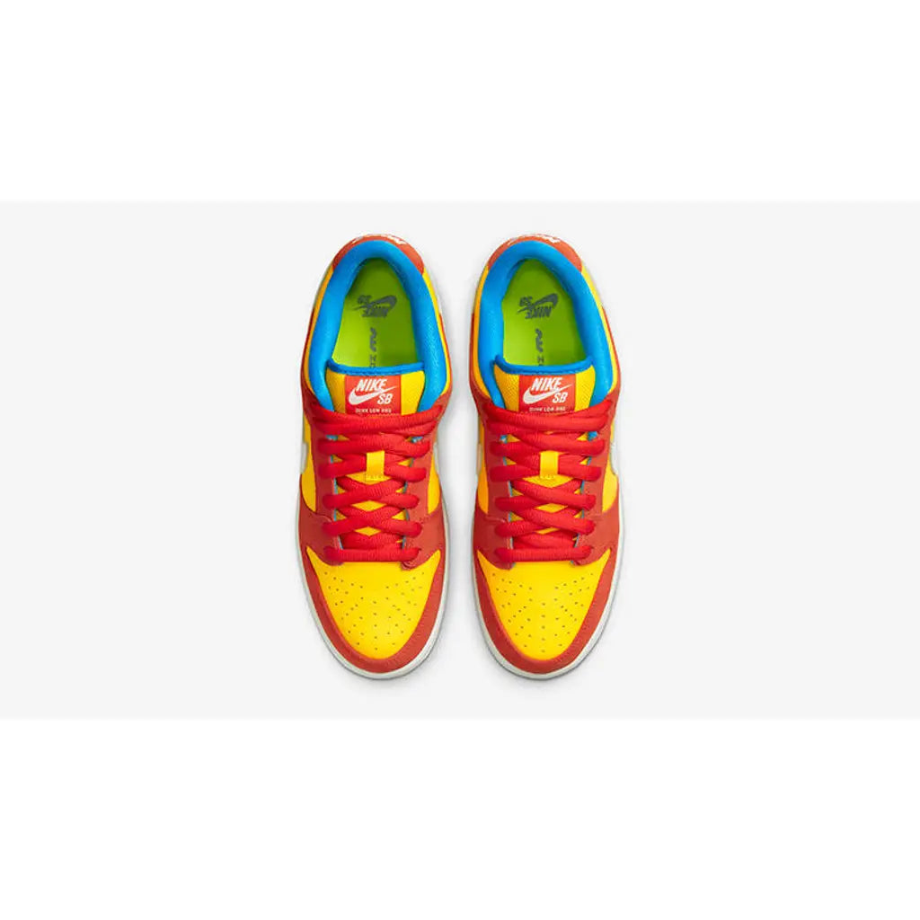 Nike SB Dunk Low "Bart Simpson" BQ6817-602 | Habanero Red