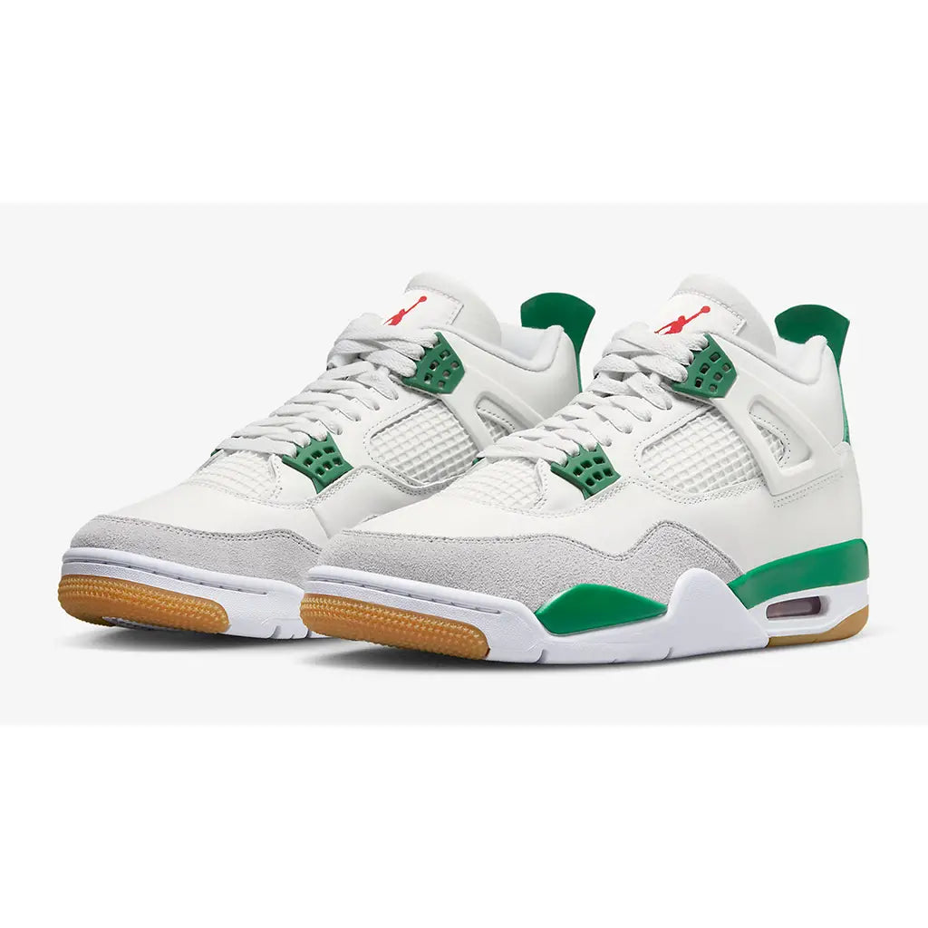 Nike SB x Air Jordan 4 Pine Green – Collaborative Edition with Bold Green Accents