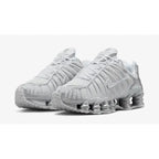 Nike Shox TL White Chrome – Clean White Upper with Chrome Shox Columns