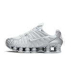Nike Shox TL White Chrome – Clean White Upper with Chrome Shox Columns