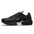 Nike TN Air Max Plus Black Metallic Silver Trainers – Tuned Air Cushion Sneakers