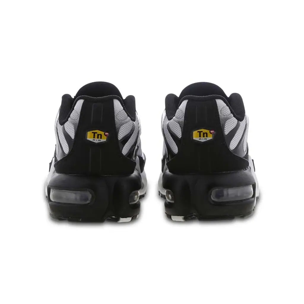 Nike TN Air Max Plus GS Black Metallic Silver Trainers Sneakers