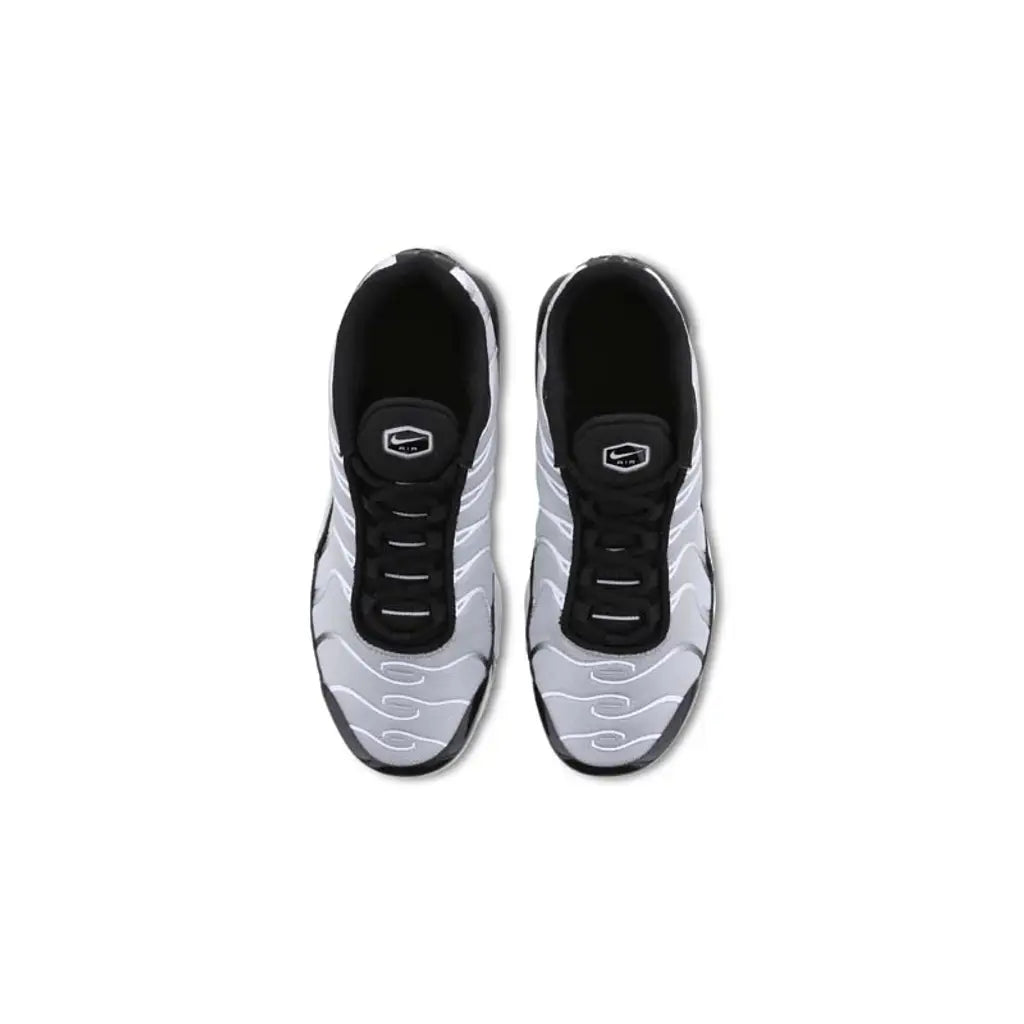Nike TN Air Max Plus GS Black Metallic Silver Trainers Sneakers
