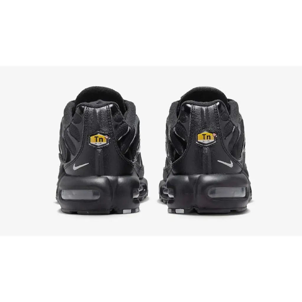 Nike TN Air Max Plus Mini Swoosh Black Silver Trainers Sneakers