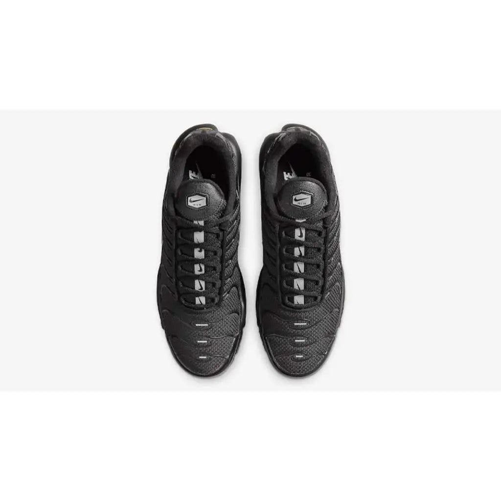 Nike TN Air Max Plus Mini Swoosh Black Silver Trainers Sneakers